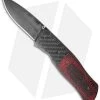 Burr Oak Knives Sidewinder II Knife Burlap Micarta/CF (3.5" Black) -Knife Shop burr oak knives folding bowie 9 14