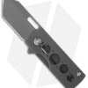 Brad Zinker Mini Tanto Flipper Knife Titanium Framelock (1.75" Plain) -Knife Shop bz ats 34 folder