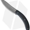 Brad Zinker Circle Liner Lock Flipper Knife Blue G-10/Carbon Fiber (3.75" Matte)