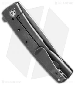 Brad Zinker FR Framelock Flipper Knife Titanium (2.875" SW/BB) BZ -Knife Shop bz fr flipper sw side cm