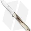 Brad Zinker Fruit Knife Liner Lock Flipper Stag (3.75" Polish) -Knife Shop bz stag fruit knife cm