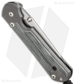 Chris Reeve Left-Hand Large Sebenza 21 Insingo Knife Micarta Inlays (3.6" Satin) -Knife Shop chris reeve l21 insingo micarta lh side cm