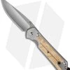 Chris Reeve Large Sebenza 21 Knife Box Elder Burl - Double Thumb Lug