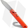 Colonial M-724 Orange Auto Rescue Knife W/Bail Loop (3" Satin) -Knife Shop ckc colonial knife company 7254 or p orange