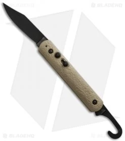 Colonial Knife Company M-729 Automatic Knife W/ Rescue Hook (Tan Plain)