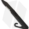 Colonial Knife Company M-724 Black Auto Rescue Military Knife W/Clip (3" Serr) -Knife Shop colonial ckc 724 bk