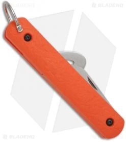 Colonial Rescue Automatic Hook Knife Tool Orange (1.75" Polish Plain) R-51 -Knife Shop colonial knife company r51 knife back