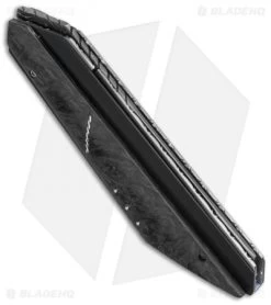 Corrie Schoeman T-Mate Flipper Knife Marbled Carbon Fiber (2.875" Damascus) -Knife Shop corrie schoeman t mate marble cf 9 2015 side cm