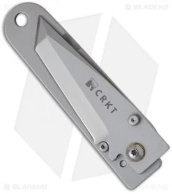 CRKT Ed Halligan K.I.S.S. Tanto Frame Lock Knife (2.25" Bead Blast Serr) 5510 -Knife Shop crkt 5500 kiss front closed