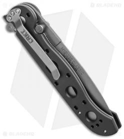 CRKT Kit Carson M16-03S Classic Spear Point Flipper Knife Al (3.5" Bead Blast) -Knife Shop crkt m16 03s side cm
