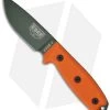 ESEE Knives ESEE-3P-MB-OD Knife Orange G-10 & MOLLE Back (3.88" OD Green Plain) -Knife Shop esee 3p olive drab 1