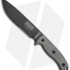ESEE Knives ESEE-6S-TG Knife Micarta (6.5" Gray Serr) -Knife Shop esee 6s tg fixed