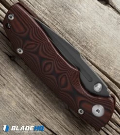 Kizer Vanguard Series Bolt Knife Red/Black G-10 (3.5" Gray) V4412A2 -Knife Shop kizer vanguard begleiter red g10 v4412a2 side cm