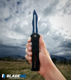 Paragon Para X OTF Torch Automatic Knife Black Bolt (3.5" Blue) -Knife Shop paragon asheville steel para x torch blue BHQ 49374 dl