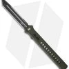 Paragon Estiletto Tanto OTF Automatic OD Green Arrow (Black P/S) -Knife Shop paragon para est t ah odg d cm