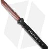 Paragon Estiletto Tanto OTF Auto Black Arrows (Red Plain/Serr) -Knife Shop paragon para est t pvs b crb cm