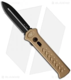 Paragon PARA-XD Pewter OTF Automatic Knife (3.5" Black Plain)