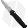 Piranha Bodyguard Automatic Knife Black (3.3" Stonewash) -Knife Shop piranha bodyguard black stone plain