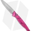 Piranha DNA Automatic Knife Pink Vein (3.25" Mirror) -Knife Shop piranha dna mirror plain pink cm