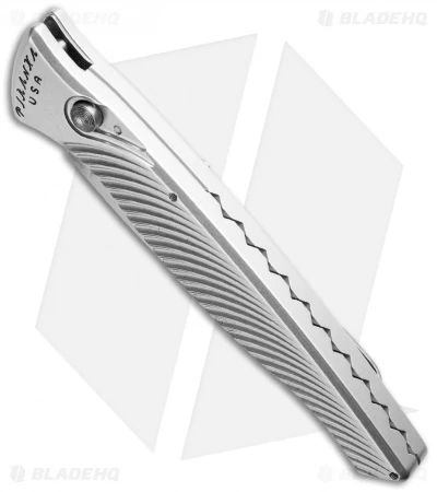Piranha DNA Automatic Knife Silver (3.25" Mirror) 4 Piranha DNA Automatic Knife Silver (3.25" Mirror) - Image 2