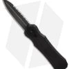 Piranha Tactical Excalibur OTF Knife D/A Automatic (3.2" Black Full Serr) -Knife Shop piranha excalibur black full ser