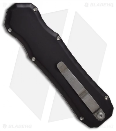 Piranha Excalibur D/A OTF Automatic Knife Black (3.2" Stonewash Serr) 4 Piranha Excalibur D/A OTF Automatic Knife Black (3.2" Stonewash Serr) - Image 2