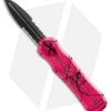 Piranha Excalibur OTF Automatic Knife Pink Tactical (3.2" Black Serr)
