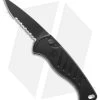 Piranha Fingerling Automatic Knife Tactical (2.5" Black Serr) 2 Piranha Fingerling Automatic Knife Tactical (2.5" Black Serr) -Knife Shop piranha fingerling black tactical serrated