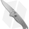 Piranha Fingerling Automatic Knife Silver (2.5" Mirror) -Knife Shop piranha fingerling silver mirror plain front