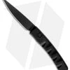 Piranha Virus Automatic Knife Black (3.25" Black) -Knife Shop piranha virus black tactical plain BHQ 27808 jr