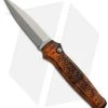 Piranha Prowler Orange Automatic Knife (3.2" Stonewash Plain) -Knife Shop pirhana orange plain