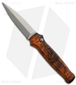 Piranha Prowler Orange Automatic Knife (3.2" Stonewash Plain)
