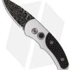 Pro-Tech Damascus Custom Runt J4 Automatic Knife W/ Carbon Fiber 4400-D 1 Pro-Tech Damascus Custom Runt J4 Automatic Knife W/ Carbon Fiber 4400-D -Knife Shop protech 4400 d j4 runt damascus custom cf