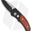 Pro-Tech Runt J4 Automatic Knife W/ Cocobolo (1.94" Two-Tone Plain) 4420 -Knife Shop protech 4420 runt j4 limited cocobolo 2 tones