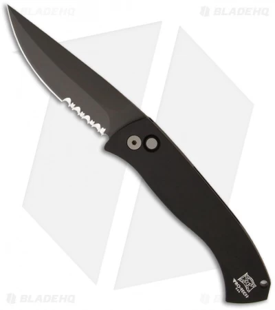 Pro-Tech Brend 3 Medium Automatic Knife Black (3.75" Black Serr) 1322 3 Pro-Tech Brend 3 Medium Automatic Knife Black (3.75" Black Serr) 1322