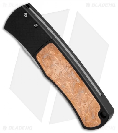 Pro-Tech Magic BR-1 "Whiskers" Auto Knife W/ Hand Engraved Copper (3.1" SW) 4 Pro-Tech Magic BR-1 "Whiskers" Auto Knife W/ Hand Engraved Copper (3.1" SW) - Image 2
