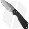 Strider + Pro-Tech SnG AutoKnife Solid Black Aluminum (3.5" Stonewash) 2401