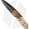 Corrie Schoeman D Vour Flipper Knife Mammoth/Bronze (3.25" Damascus)