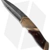 Corrie Schoeman D Vour Flipper Knife Banksia Pod/Bronze (3.375" Damascus) 1 Corrie Schoeman D Vour Flipper Knife Banksia Pod/Bronze (3.375" Damascus) -Knife Shop schoeman d vour oct 2014