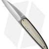 Corrie Schoeman Large Raindrop Liner Lock Knife Giraffe Bone (3.6" Satin) -Knife Shop schoeman lg raindrop giraffe satin cm