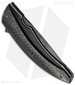 Corrie Schoeman Panerai Flipper Knife LSCF (3.25" Damascus) -Knife Shop schoeman panerai 2015 side cm