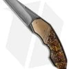 Corrie Schoeman X-Pert Flipper Knife Bronze/Synthetic Resin (2.9" Hamon) -Knife Shop schoeman x pert resin hamon cm