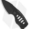 TOPS Knives Baghdad Box Cutter Fixed Blade Knife (2.25" Black) BBC-01