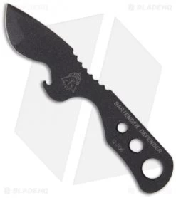 TOPS Knives Bartender Defender Neck Knife & Bottle Opener (0.75" Black) BAR-01