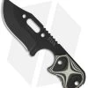 TOPS Knives FDX-02 Knife Fixed Blade Black/White G-10 (3" Black Plain) -Knife Shop tops fdx 02 fixed