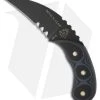 TOPS Knives Devil's Claw Knife Fixed Blade (2.75" Black Serr) DEVCL-01 -Knife Shop tops knives devils claw devcl 01 serrated black