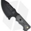 TOPS Knives M1 Midget Knife (3.75" Black Plain/Serr) M1MGT-01 -Knife Shop tops m1 midget m1mgt 01