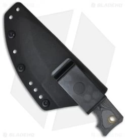 TOPS Knives M1 Midget Knife (3.75" Black Plain/Serr) M1MGT-01 -Knife Shop tops m1 midget m1mgt 01 sheath