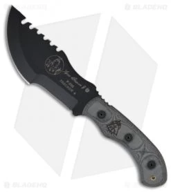 TOPS Knives Mini Tom Brown Tracker #4 Fixed Blade Knife (3.5" Black) TBT-040
