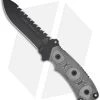 TOPS Knives Steel Eagle 105 Fixed Blade Knife (5" Black Plain) 105HP -Knife Shop tops steel eagle series 105hp